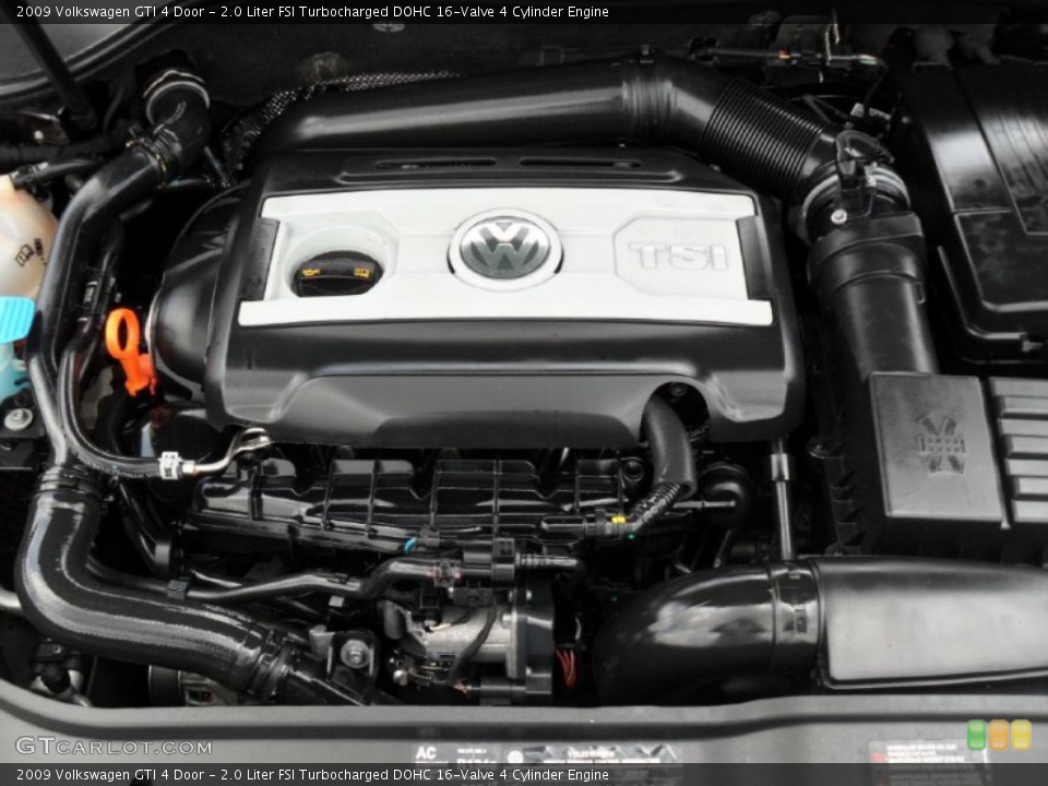 2.0 Liter FSI Turbocharged DOHC 16-Valve 4 Cylinder Engine for the 2009 Volkswagen GTI #49934697