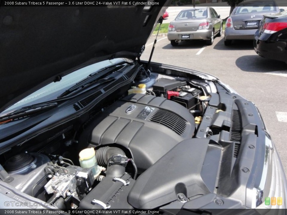 3.6 Liter DOHC 24-Valve VVT Flat 6 Cylinder Engine for the 2008 Subaru Tribeca #49937082
