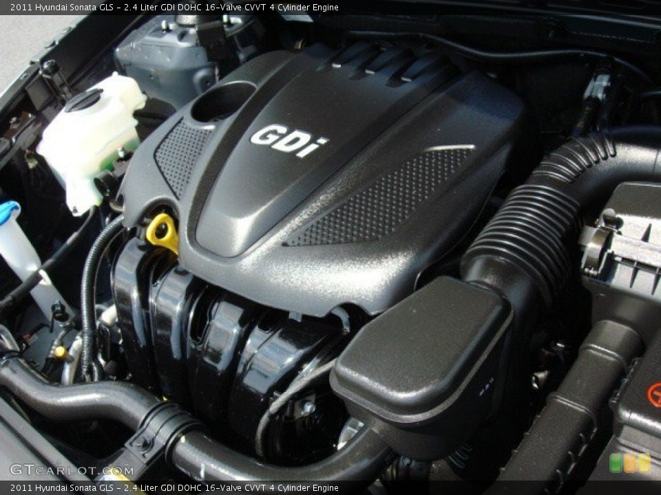 2.4 Liter GDI DOHC 16-Valve CVVT 4 Cylinder Engine for the 2011 Hyundai Sonata #49942247