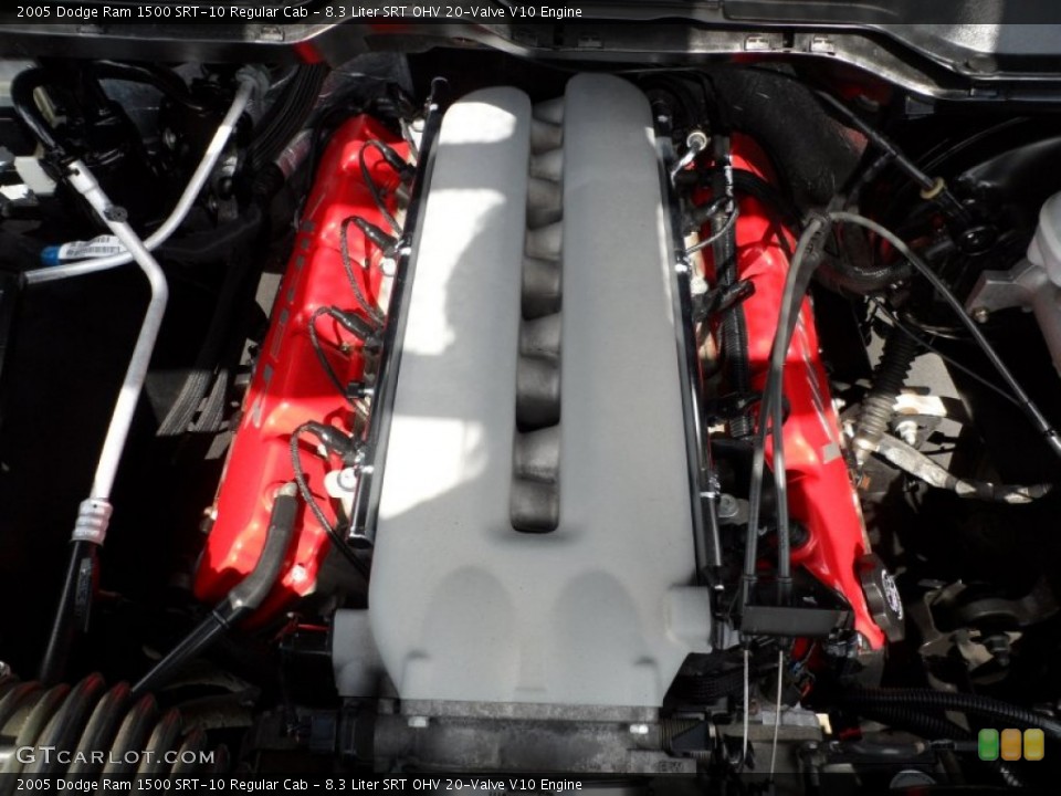 8.3 Liter SRT OHV 20-Valve V10 Engine for the 2005 Dodge Ram 1500 #49949723
