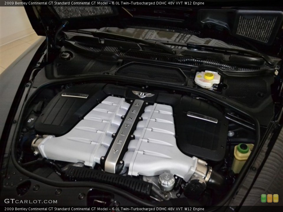 6.0L Twin-Turbocharged DOHC 48V VVT W12 Engine for the 2009 Bentley Continental GT #49951115