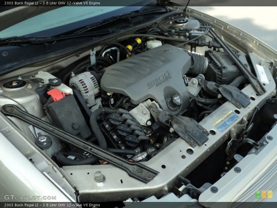 3.8 Liter OHV 12-Valve V6 Engine for the 2003 Buick Regal #49953149
