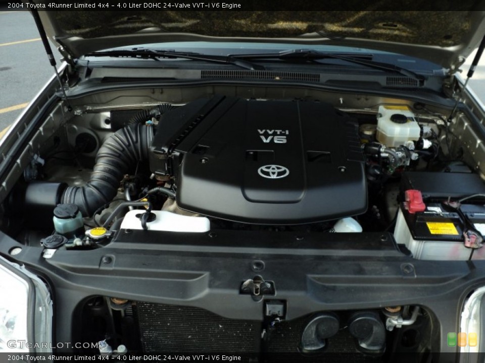 4.0 Liter DOHC 24-Valve VVT-i V6 2004 Toyota 4Runner Engine
