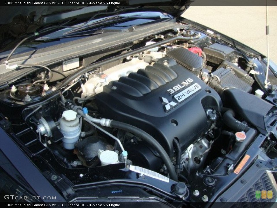 3.8 Liter SOHC 24-Valve V6 2006 Mitsubishi Galant Engine