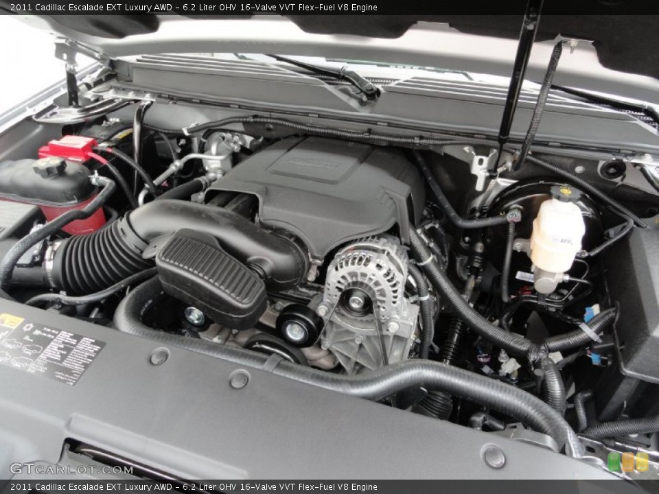 6.2 Liter OHV 16-Valve VVT Flex-Fuel V8 Engine for the 2011 Cadillac Escalade #49956272