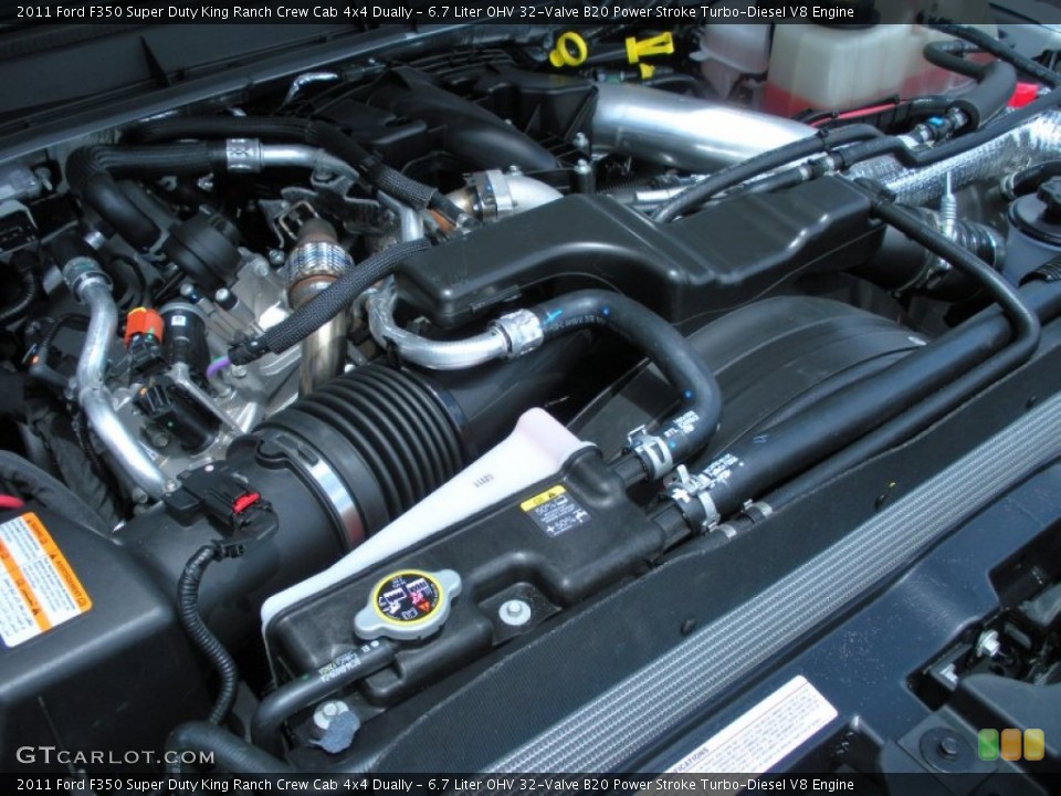 6.7 Liter OHV 32-Valve B20 Power Stroke Turbo-Diesel V8 Engine for the 2011 Ford F350 Super Duty #49958597