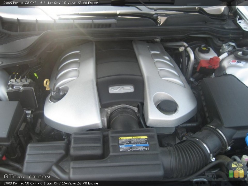 6.2 Liter OHV 16-Valve LS3 V8 Engine for the 2009 Pontiac G8 #49966344