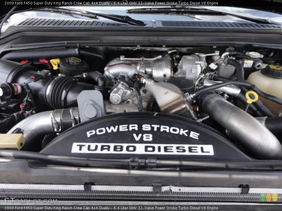 6.4 Liter OHV 32-Valve Power Stroke Turbo Diesel V8 Engine for the 2009 Ford F450 Super Duty #49966611