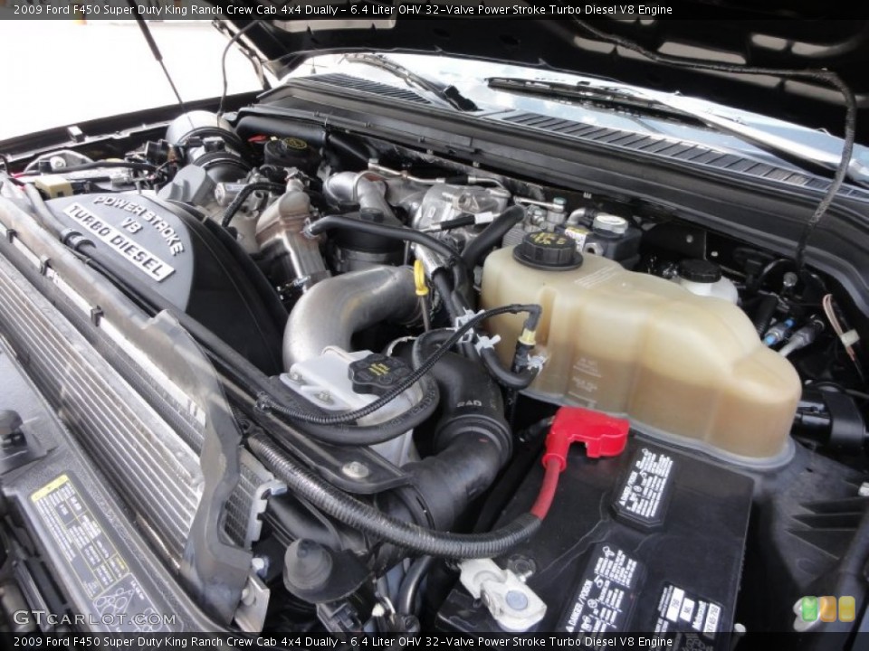 6.4 Liter OHV 32-Valve Power Stroke Turbo Diesel V8 Engine for the 2009 Ford F450 Super Duty #49966626