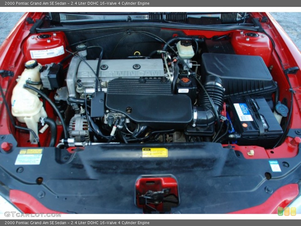 2.4 Liter DOHC 16-Valve 4 Cylinder 2000 Pontiac Grand Am Engine