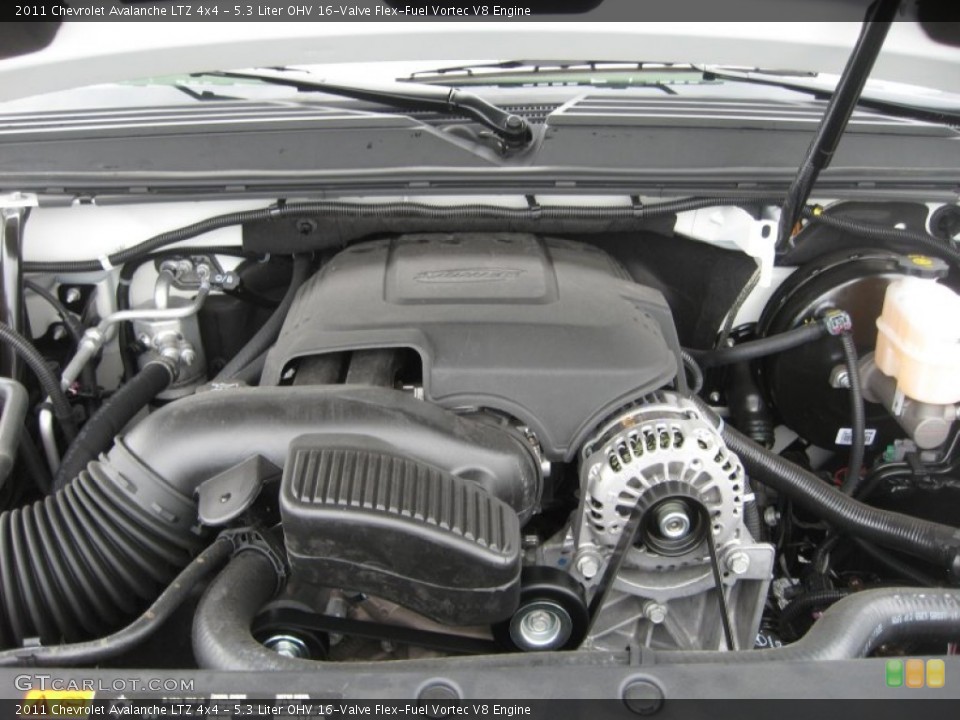 5.3 Liter OHV 16-Valve Flex-Fuel Vortec V8 Engine for the 2011 Chevrolet Avalanche #49975101