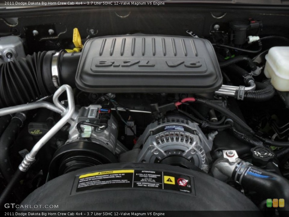 3.7 Liter SOHC 12-Valve Magnum V6 Engine for the 2011 Dodge Dakota #49976832