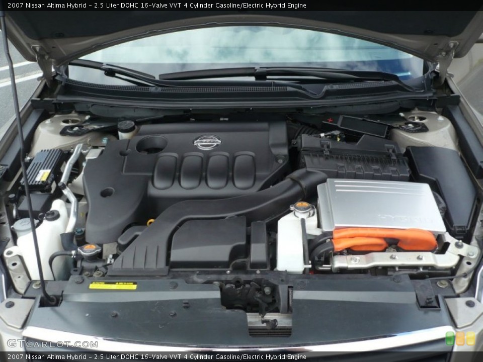 2.5 Liter DOHC 16-Valve VVT 4 Cylinder Gasoline/Electric Hybrid Engine for the 2007 Nissan Altima #49979991