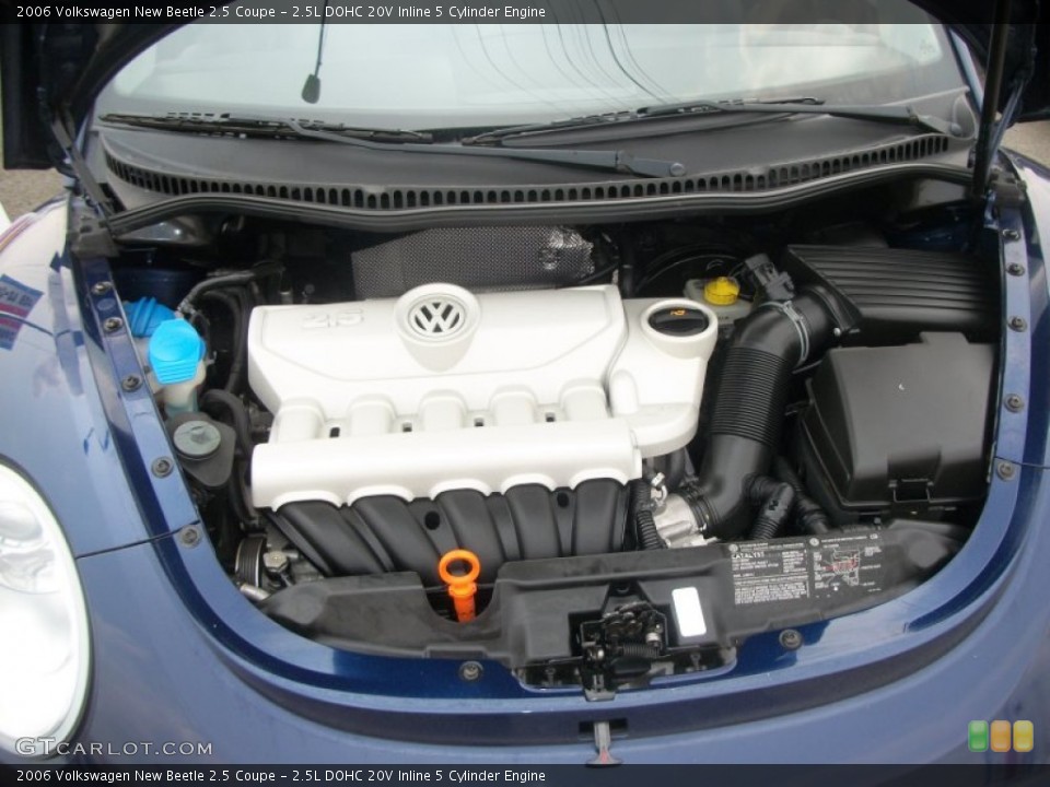 2.5L DOHC 20V Inline 5 Cylinder Engine for the 2006 Volkswagen New Beetle #49981875