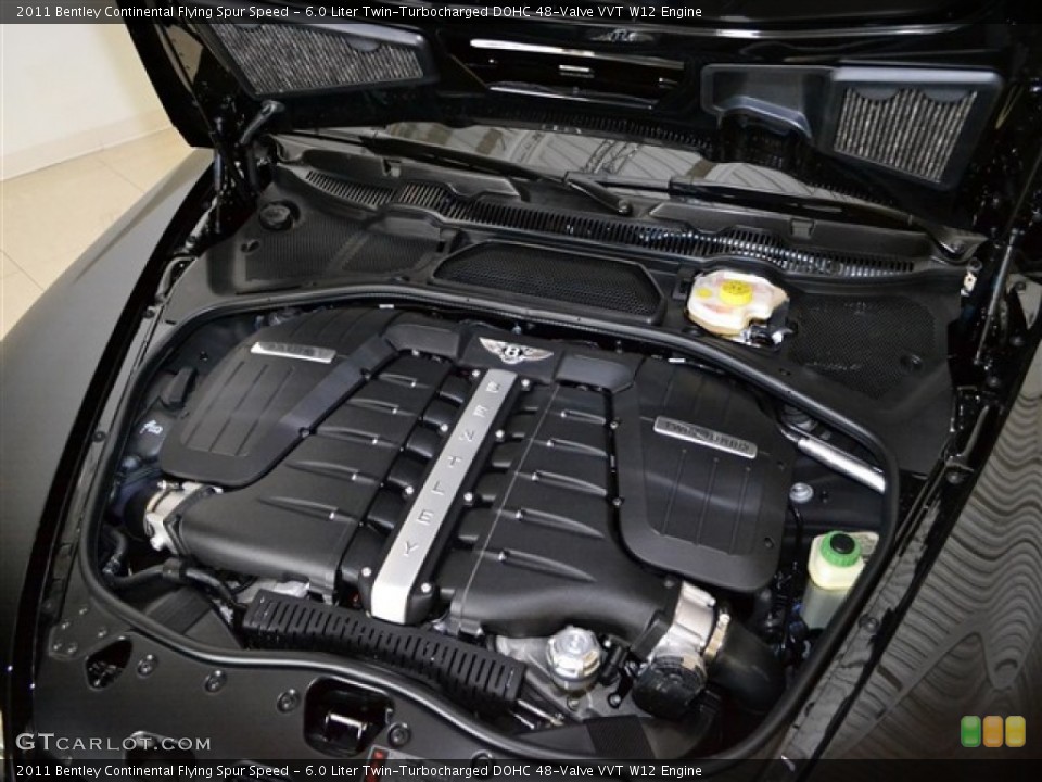 6.0 Liter Twin-Turbocharged DOHC 48-Valve VVT W12 Engine for the 2011 Bentley Continental Flying Spur #49993132
