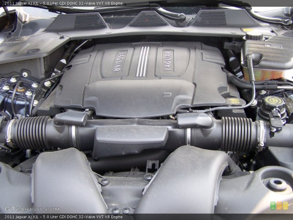 5.0 Liter GDI DOHC 32-Valve VVT V8 Engine for the 2011 Jaguar XJ #49995337