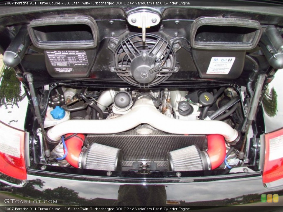 3.6 Liter Twin-Turbocharged DOHC 24V VarioCam Flat 6 Cylinder Engine for the 2007 Porsche 911 #49998109