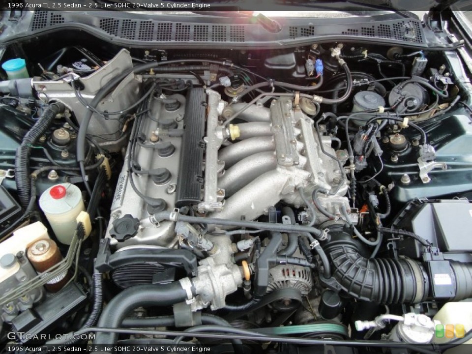 2.5 Liter SOHC 20-Valve 5 Cylinder 1996 Acura TL Engine