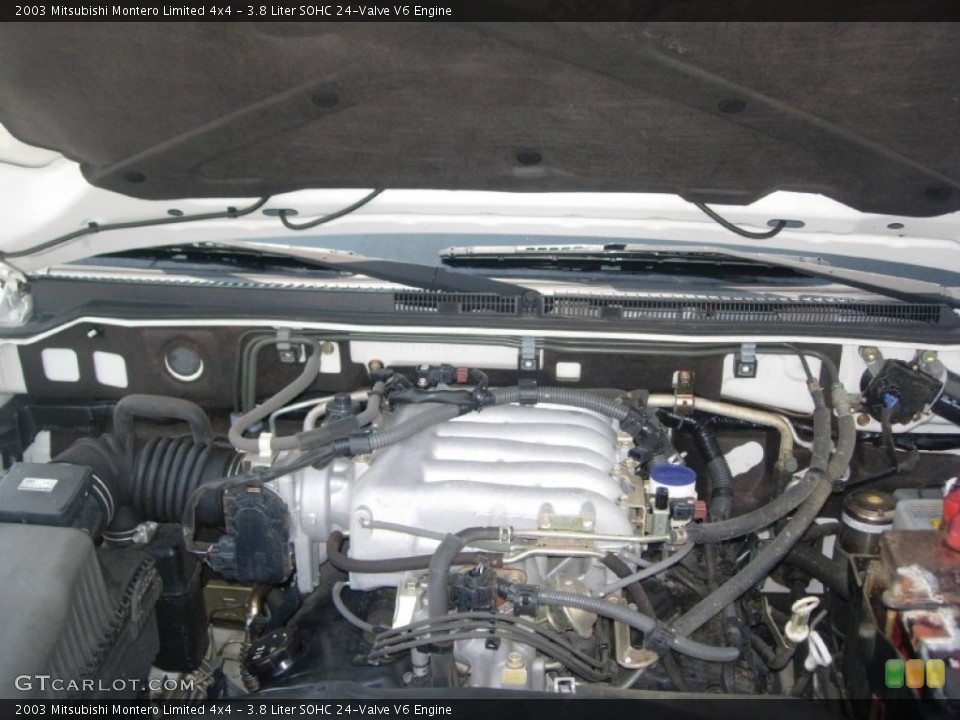 3.8 Liter SOHC 24-Valve V6 Engine for the 2003 Mitsubishi Montero #50027230