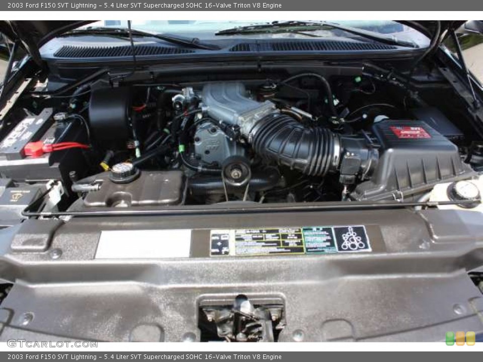 5.4 Liter SVT Supercharged SOHC 16-Valve Triton V8 Engine for the 2003 Ford F150 #50041689
