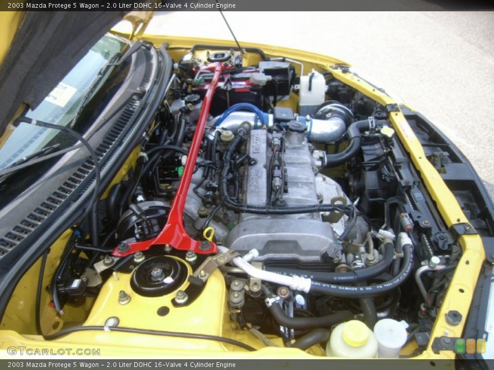 2.0 Liter DOHC 16-Valve 4 Cylinder Engine for the 2003 Mazda Protege #50046225