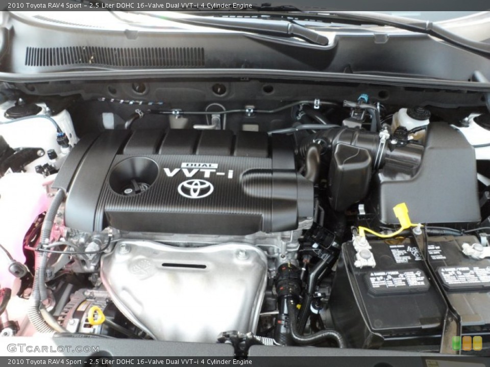 2.5 Liter DOHC 16-Valve Dual VVT-i 4 Cylinder Engine for the 2010 Toyota RAV4 #50047406