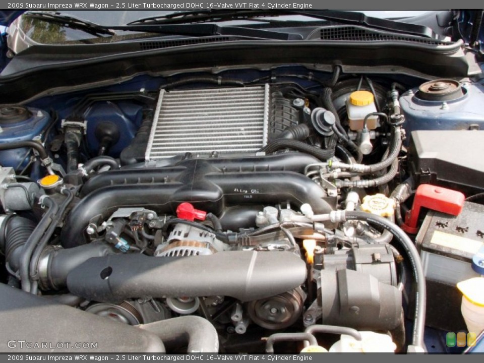 2.5 Liter Turbocharged DOHC 16-Valve VVT Flat 4 Cylinder Engine for the 2009 Subaru Impreza #50047461