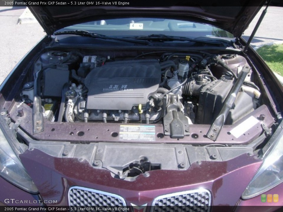 5.3 Liter OHV 16-Valve V8 Engine for the 2005 Pontiac Grand Prix #50047671
