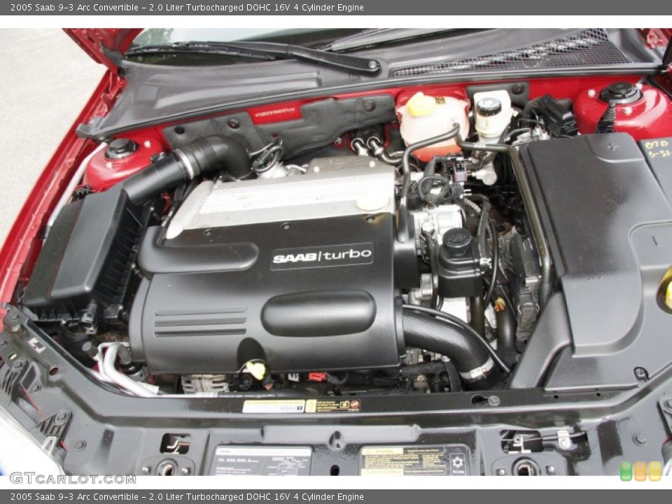 2.0 Liter Turbocharged DOHC 16V 4 Cylinder Engine for the 2005 Saab 9-3 #50049819