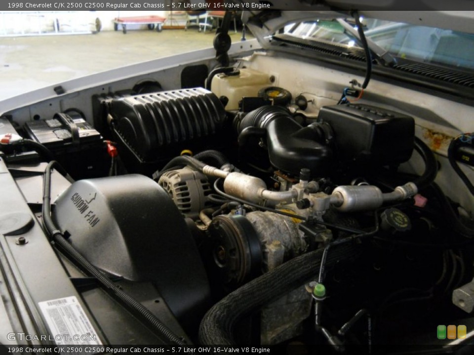 5.7 Liter OHV 16-Valve V8 Engine for the 1998 Chevrolet C/K 2500 #50052327