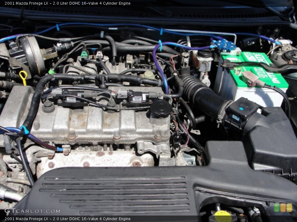 2.0 Liter DOHC 16-Valve 4 Cylinder Engine for the 2001 Mazda Protege #50057242