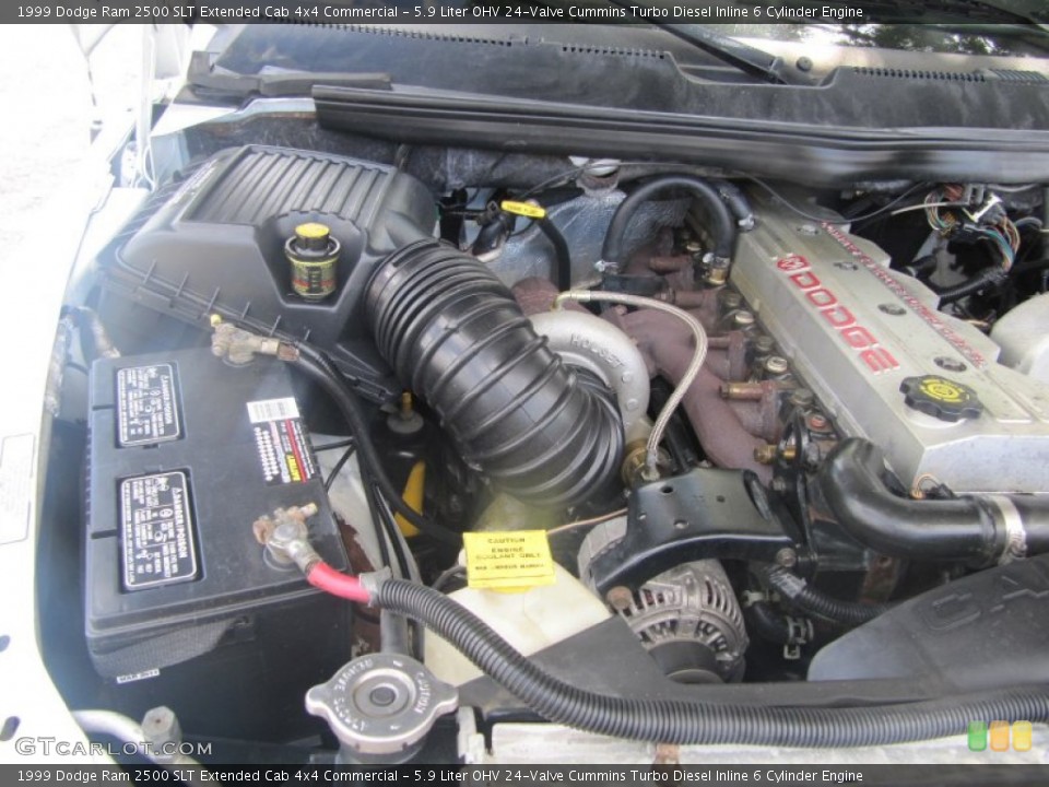 5.9 Liter OHV 24-Valve Cummins Turbo Diesel Inline 6 Cylinder Engine for the 1999 Dodge Ram 2500 #50061487