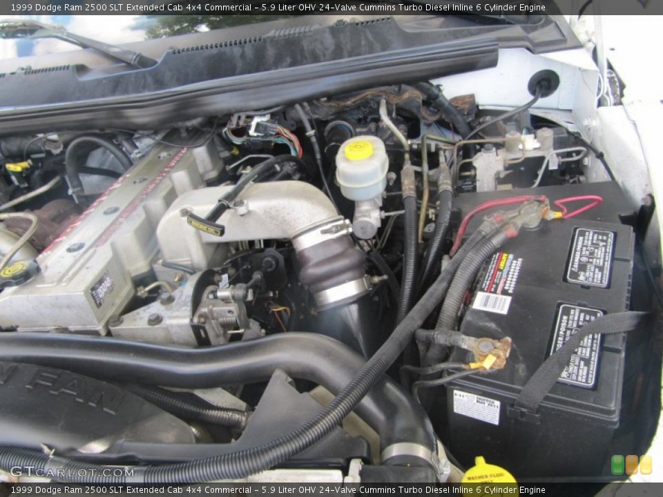 5.9 Liter OHV 24-Valve Cummins Turbo Diesel Inline 6 Cylinder Engine for the 1999 Dodge Ram 2500 #50061499