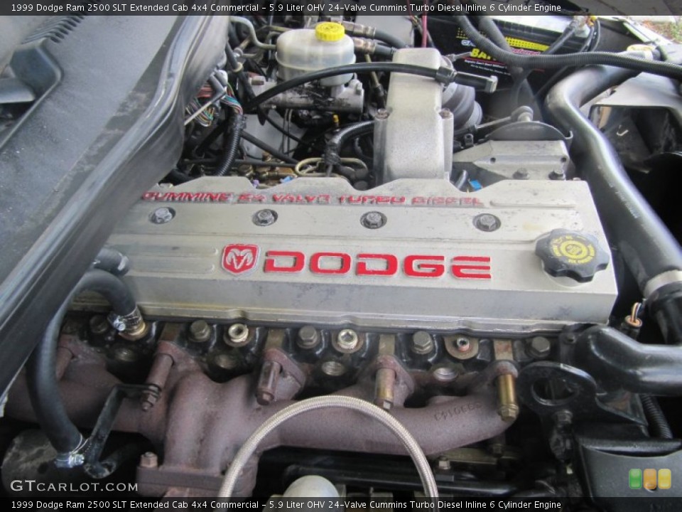 5.9 Liter OHV 24-Valve Cummins Turbo Diesel Inline 6 Cylinder Engine for the 1999 Dodge Ram 2500 #50061514