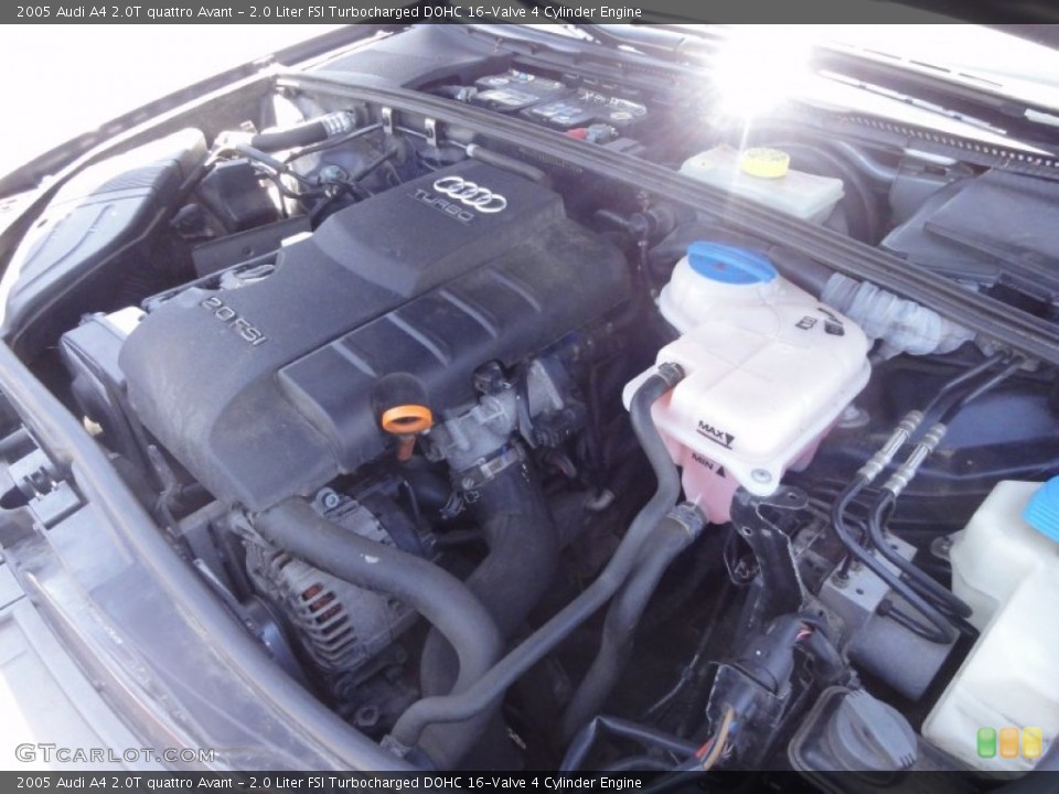 2.0 Liter FSI Turbocharged DOHC 16-Valve 4 Cylinder Engine for the 2005 Audi A4 #50062927