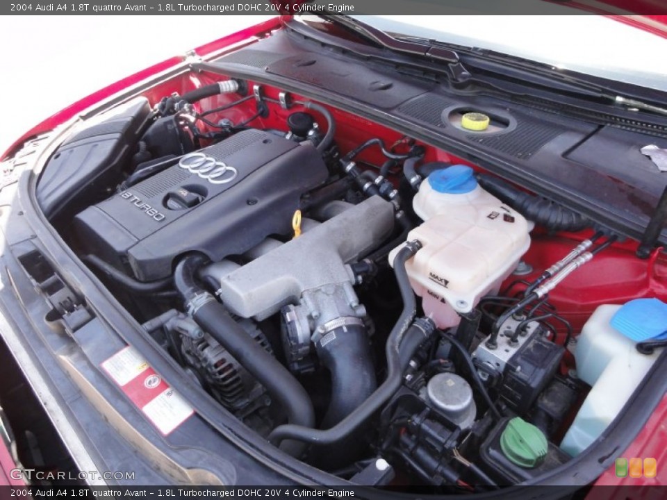 1.8L Turbocharged DOHC 20V 4 Cylinder Engine for the 2004 Audi A4 #50064535