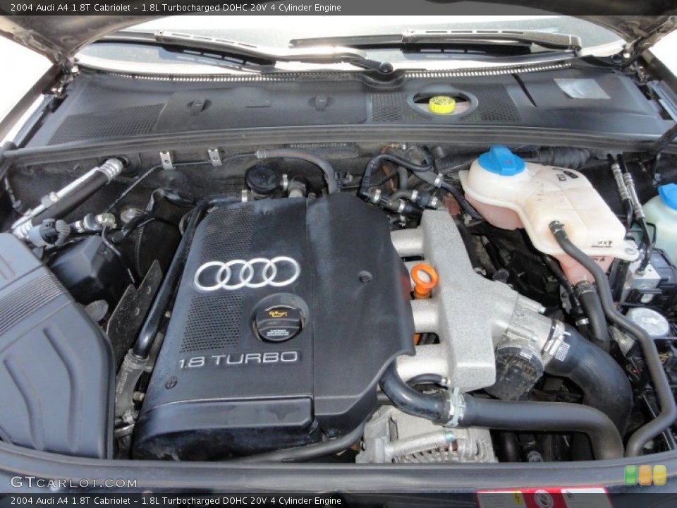 1.8L Turbocharged DOHC 20V 4 Cylinder Engine for the 2004 Audi A4 #50065204
