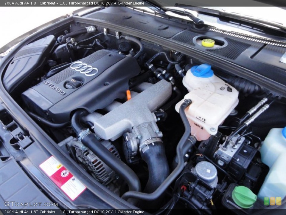 1.8L Turbocharged DOHC 20V 4 Cylinder Engine for the 2004 Audi A4 #50065225