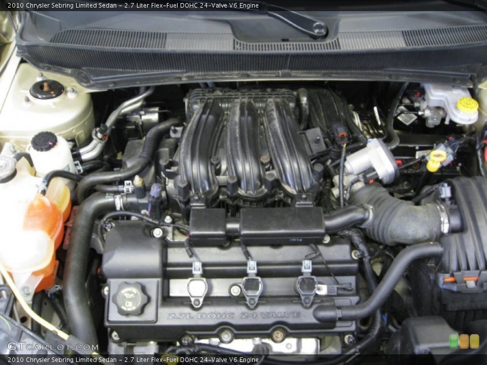 2.7 Liter Flex-Fuel DOHC 24-Valve V6 Engine for the 2010 Chrysler Sebring #50072488