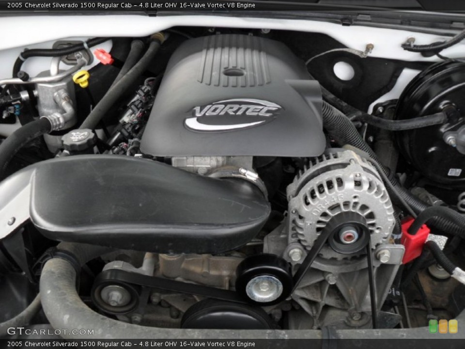 4.8 Liter OHV 16-Valve Vortec V8 Engine for the 2005 Chevrolet Silverado 1500 #50084000