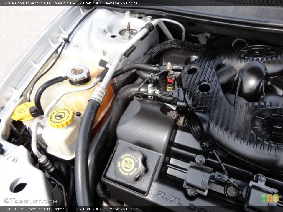 2.7 Liter DOHC 24-Valve V6 Engine for the 2004 Chrysler Sebring #50084786