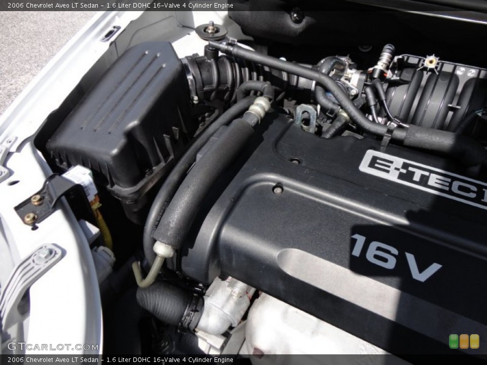 1.6 Liter DOHC 16-Valve 4 Cylinder Engine for the 2006 Chevrolet Aveo #50093883