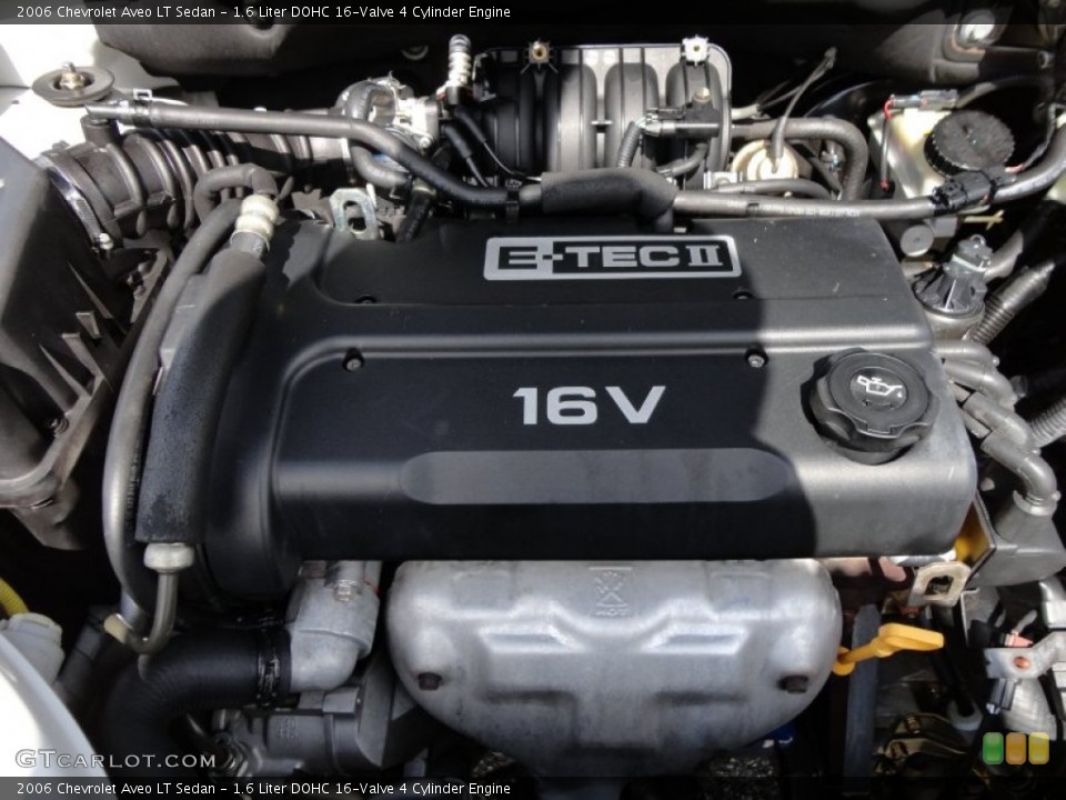 1.6 Liter DOHC 16-Valve 4 Cylinder Engine for the 2006 Chevrolet Aveo #50093898