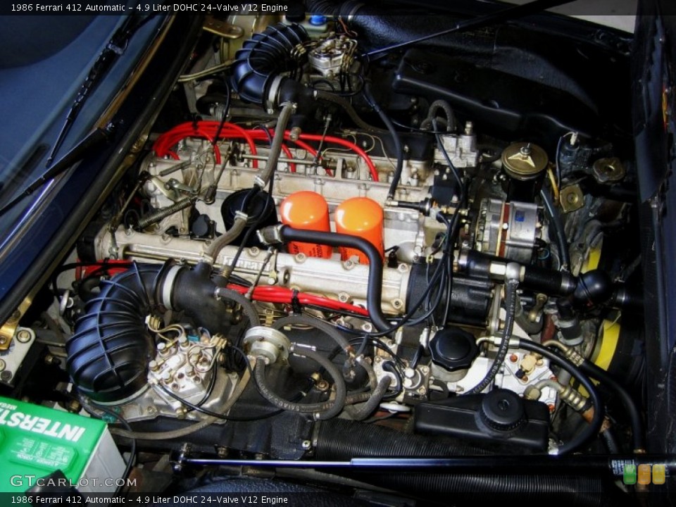 4.9 Liter DOHC 24-Valve V12 Engine for the 1986 Ferrari 412 #50094129