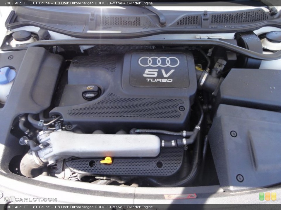 1.8 Liter Turbocharged DOHC 20-Valve 4 Cylinder Engine for the 2003 Audi TT #50108457