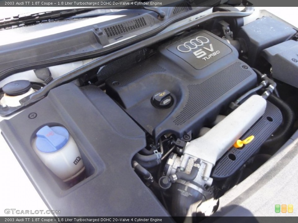 1.8 Liter Turbocharged DOHC 20-Valve 4 Cylinder Engine for the 2003 Audi TT #50108490