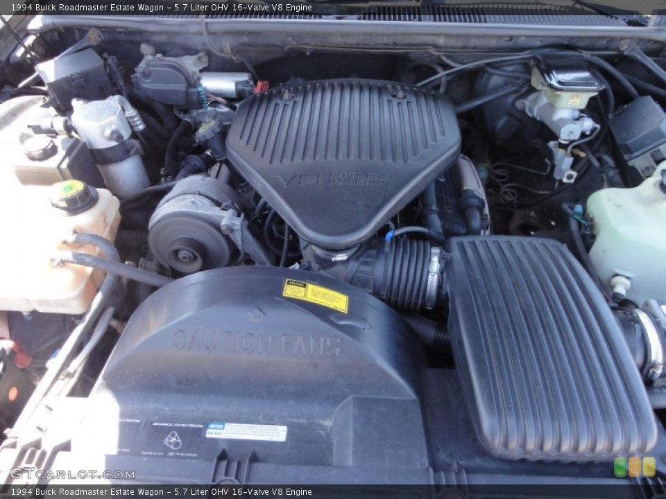 5.7 Liter OHV 16-Valve V8 Engine for the 1994 Buick Roadmaster #50111028