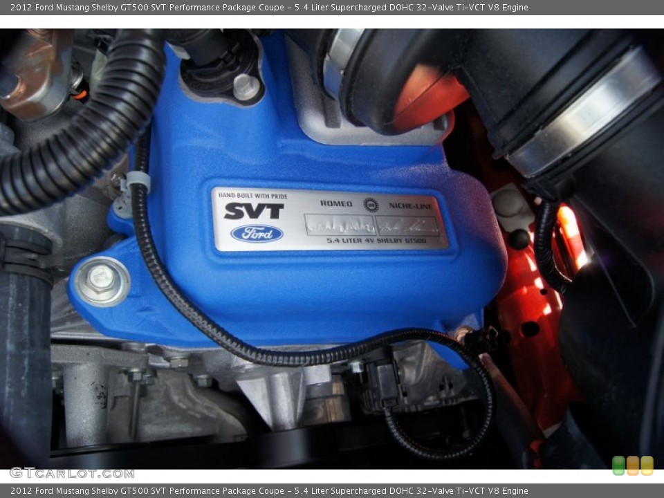 5.4 Liter Supercharged DOHC 32-Valve Ti-VCT V8 Engine for the 2012 Ford Mustang #50115972