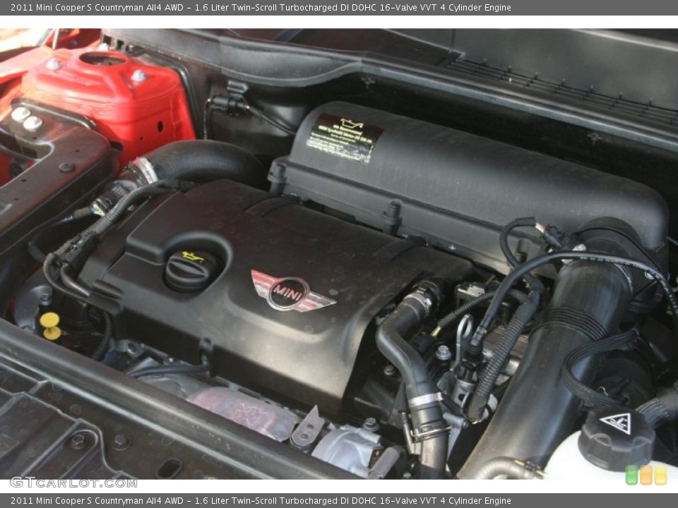 1.6 Liter Twin-Scroll Turbocharged DI DOHC 16-Valve VVT 4 Cylinder Engine for the 2011 Mini Cooper #50116350