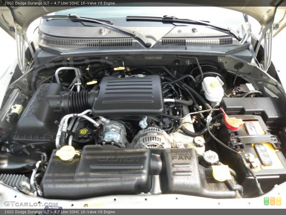 4.7 Liter SOHC 16-Valve V8 Engine for the 2002 Dodge Durango #50119806